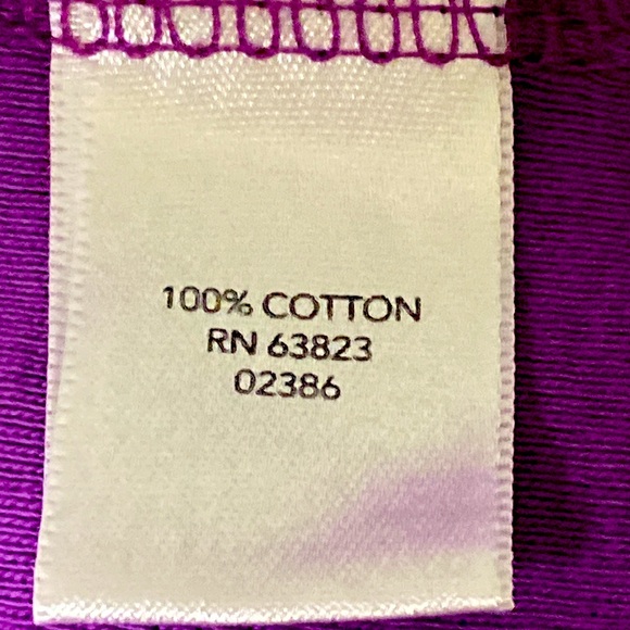 Christopher & Banks Light Purple Tank Top 100% Cotton Size L - Picture 5 of 7